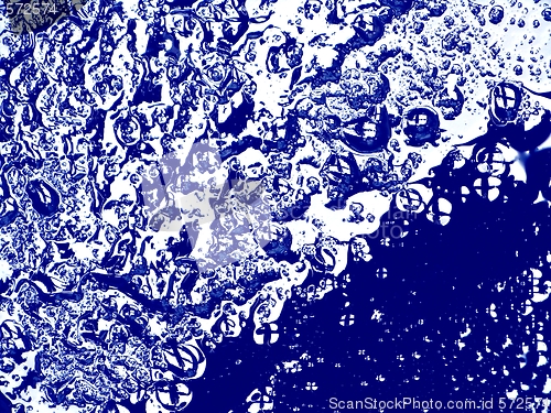 Image of Blue abstract - water and oil