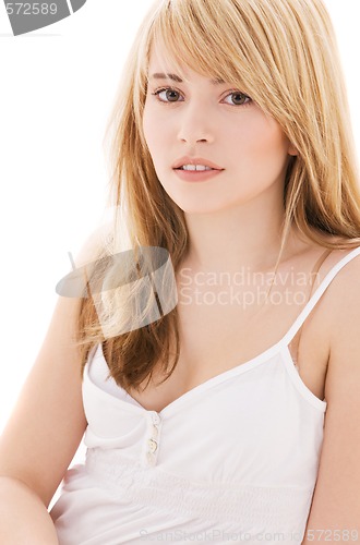 Image of lovely teenage girl