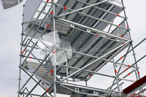 Image of Aluminum scaffolding