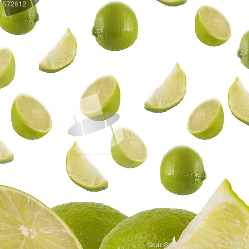 Image of Falling Lemon Background