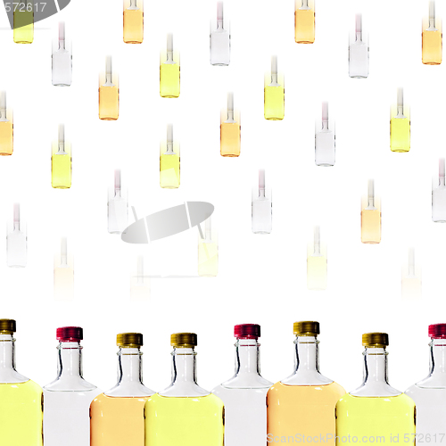 Image of Alcohol Bottles Background