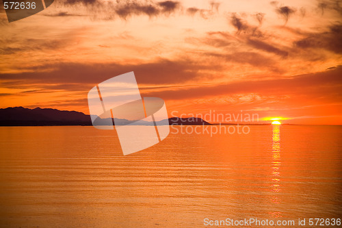 Image of Strait of Juan de Fuca Sunset