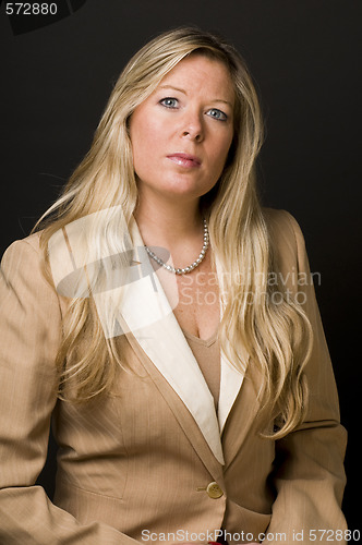 Image of cute forty year old woman senior business executive