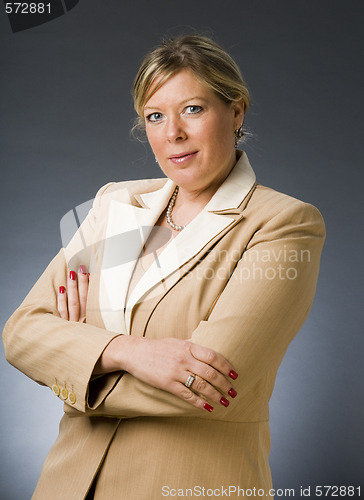 Image of cute forty year old woman senior business executive