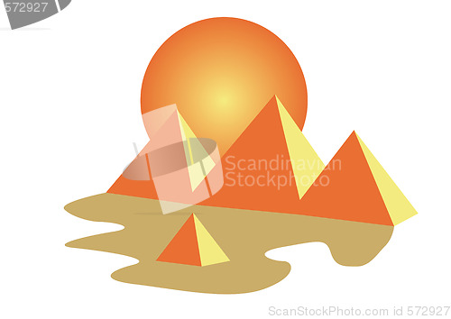 Image of Egypt pyramids of Giza
