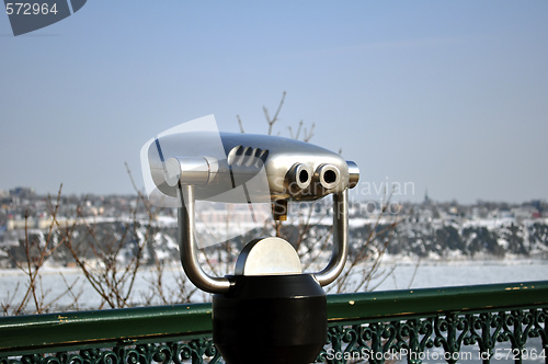 Image of Binocular, observation deck