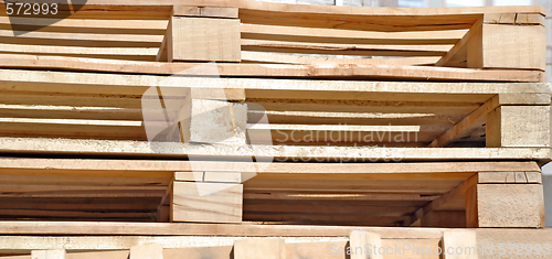 Image of Cargo wooden pallets