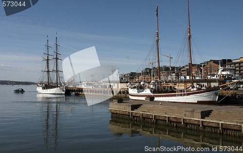 Image of Oslo harbour.