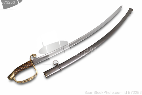 Image of Saber (sabre) of British officer