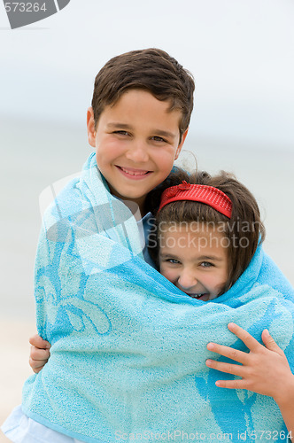 Image of Kids on the beach