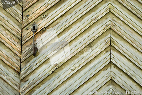 Image of Green wooden gates