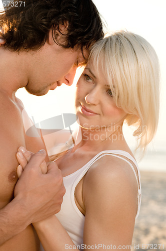 Image of Couple on the beach