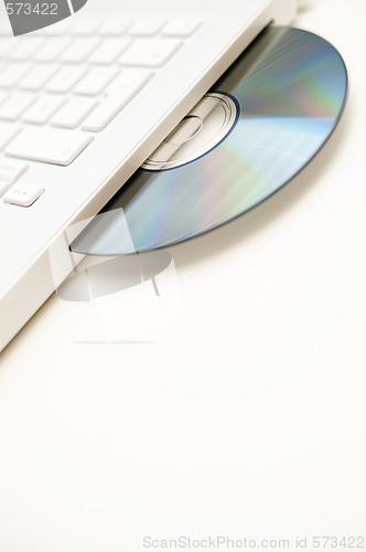 Image of Laptop with DVD slot