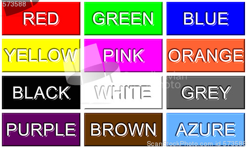 Image of 3D Color Badges