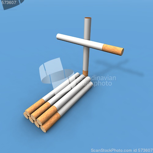 Image of cigarette grave