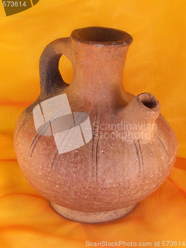 Image of Africa, pottery jug