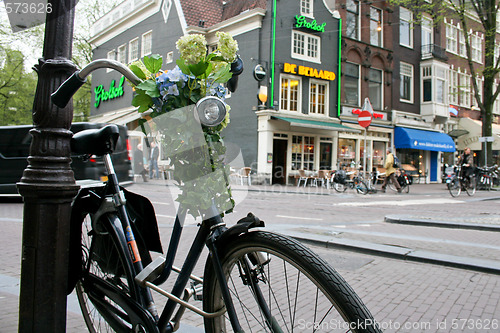 Image of Bike with Flowers
