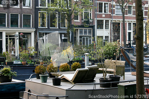 Image of Houseboats in Amsterdam