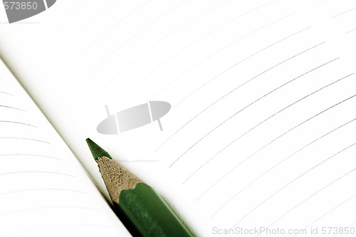 Image of Pencil and agenda