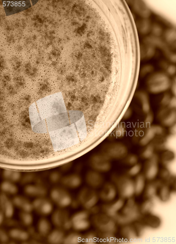 Image of Latte Macchiato in glass