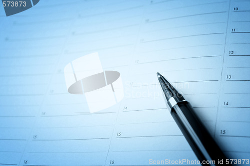 Image of Color pencil and agenda