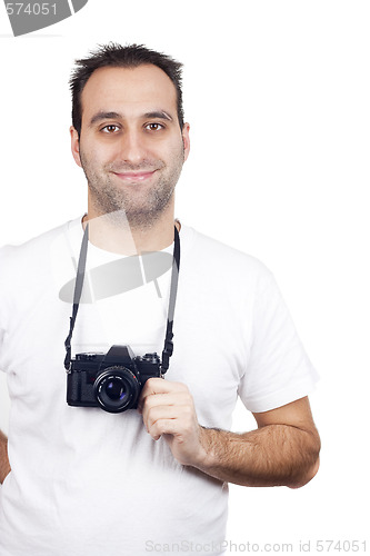 Image of isolated photography man