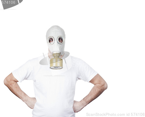 Image of gas mask danger 