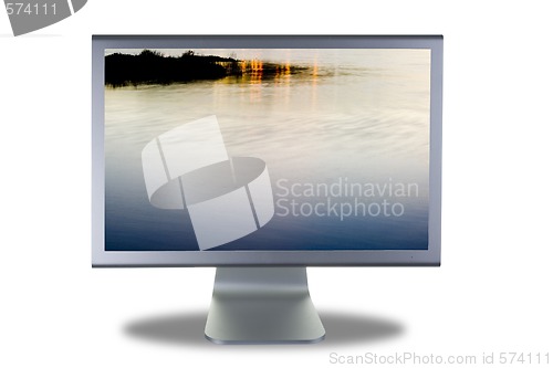 Image of lcd monitor flat screen