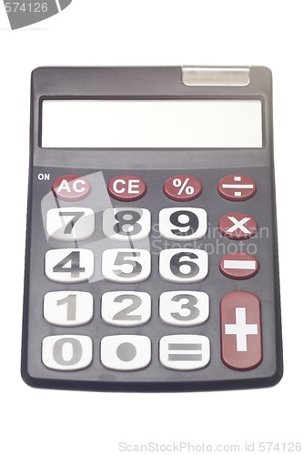 Image of hand calculator