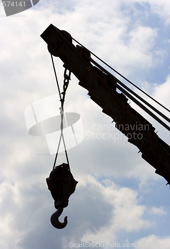 Image of vintage crane