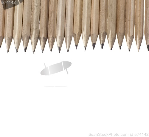 Image of isolated pencil