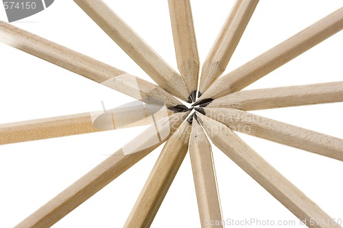 Image of isolated pencil