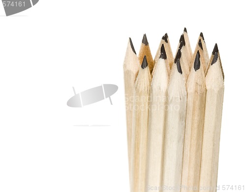 Image of isolated pencil