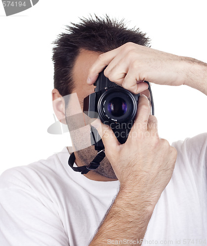 Image of isolated photography man