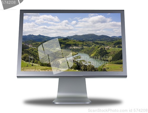 Image of lcd monitor flat screen