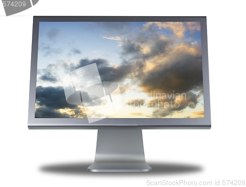 Image of lcd monitor flat screen