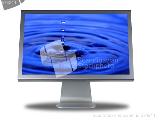 Image of lcd monitor flat screen