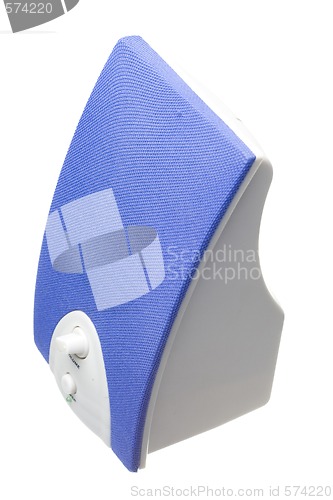 Image of blue speaker