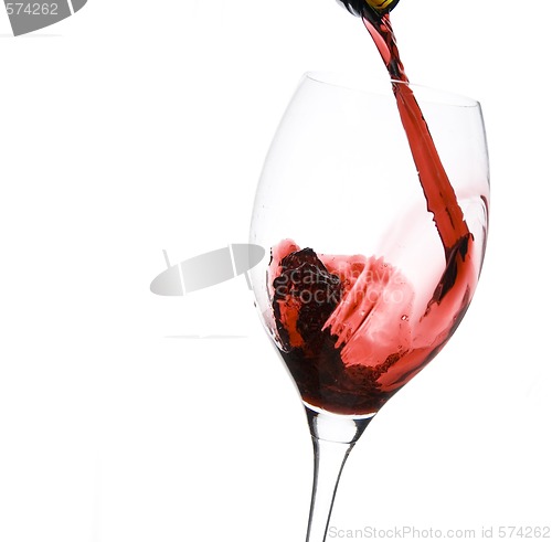 Image of wine glass restaurant