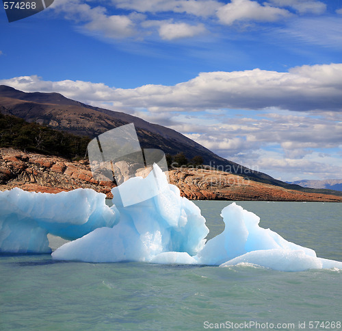 Image of Iceberg in Argentina lake