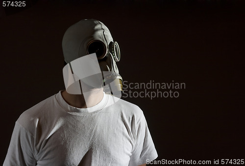 Image of gas mask danger 