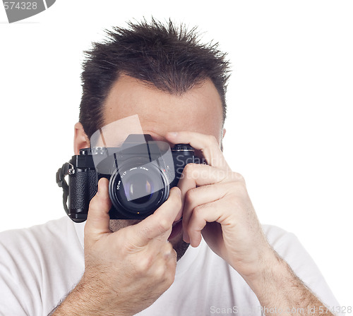 Image of isolated photography man