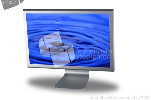 Image of lcd monitor flat screen