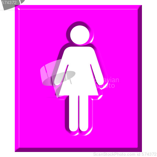 Image of 3D Female Sign