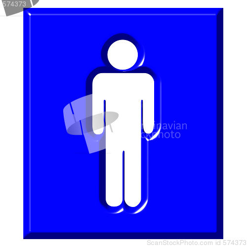 Image of 3D Male Sign