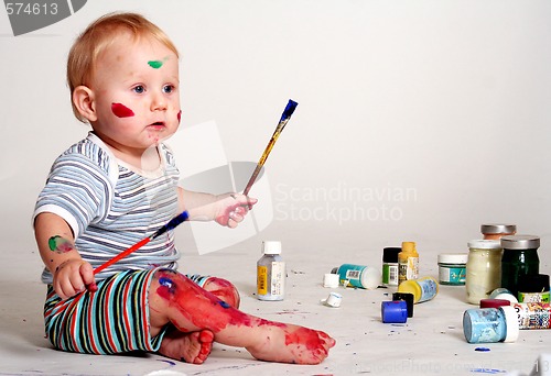 Image of Young painter