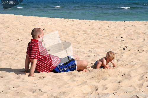 Image of on the beach