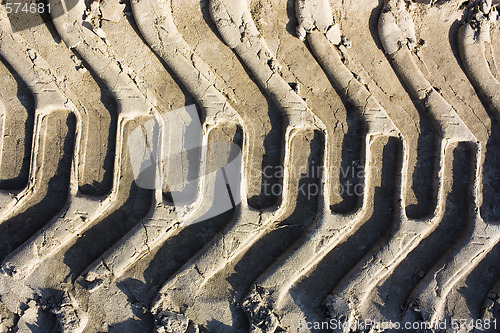 Image of Caterpillar tracks