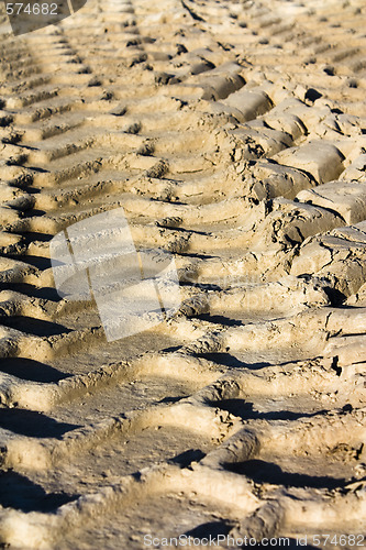 Image of Caterpillar tracks