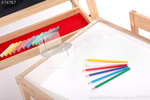 Image of objects in kindergarten